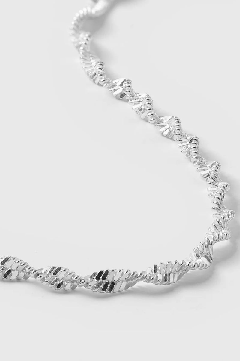 Syster P Herringbone Twisted bracelet - silver