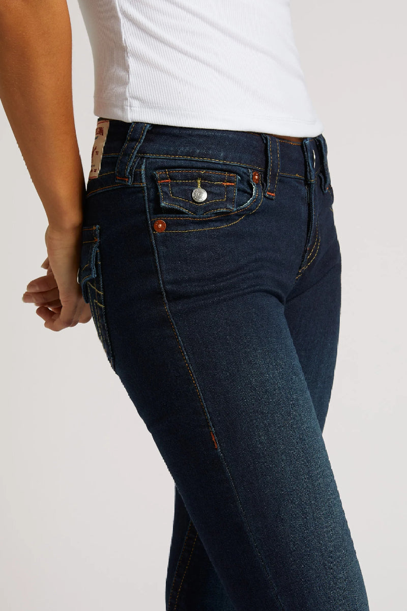 True Religion Joey Low Rise Flare - Muddy waters