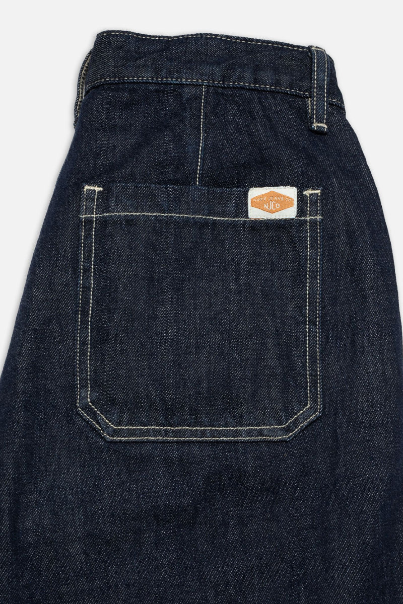 Nudie Jeans Wendy Double Knee Denim Pants - Dark Blue