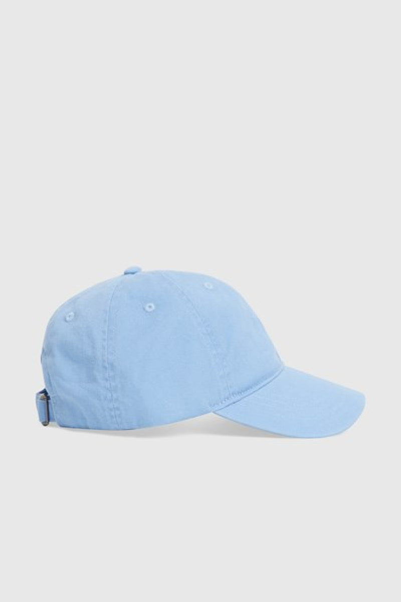 Wood Wood Low profile twill cap - soft blue