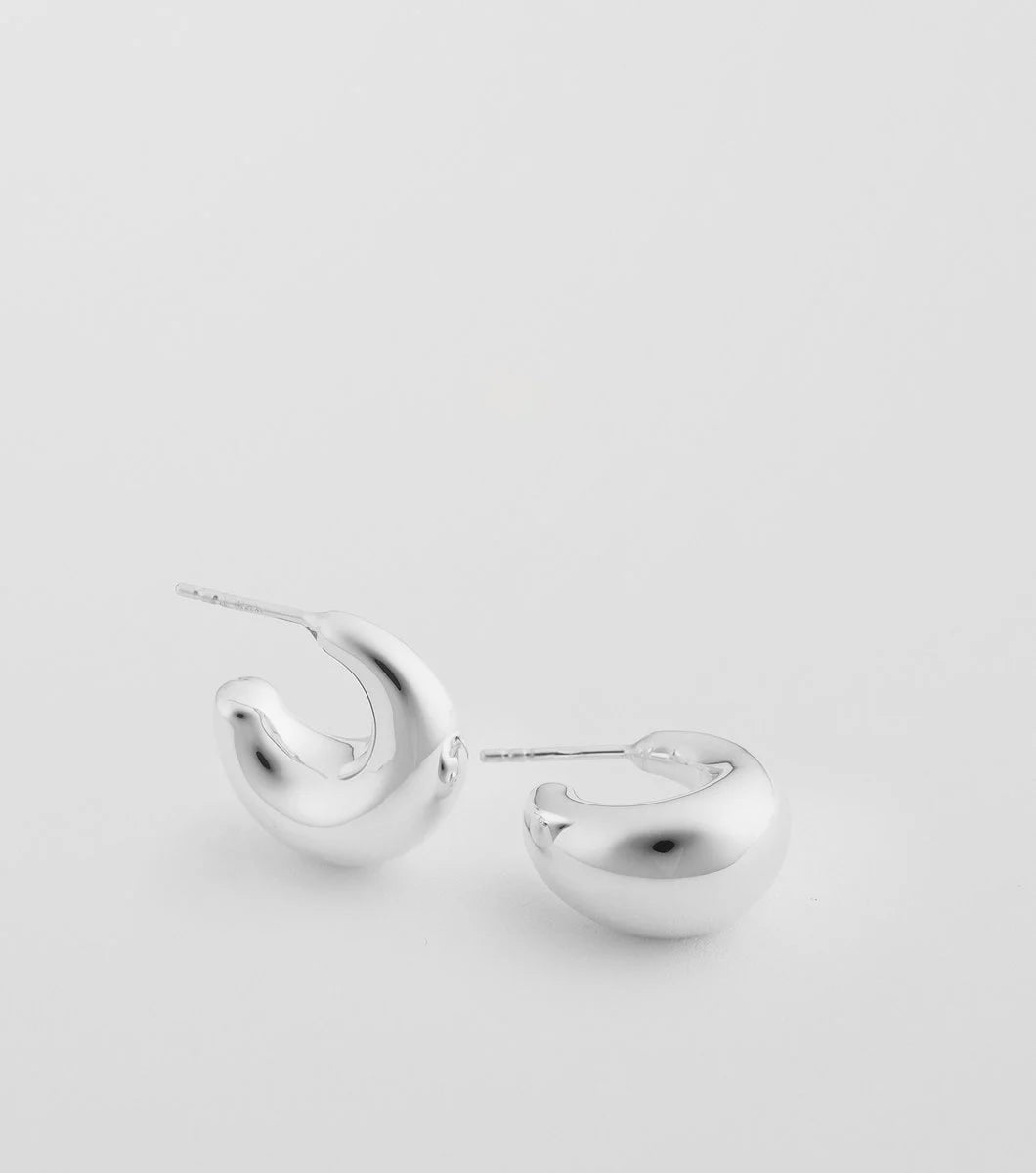 Syster P Bolded Little Sis Earrings - Silver