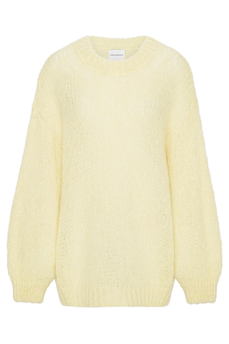Americandreams Pepper Round Neck Pullover - light yellow – INCH