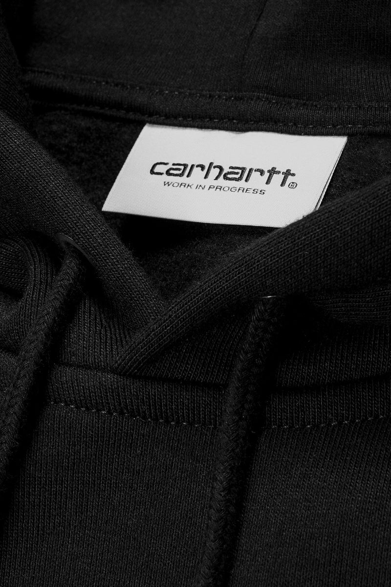 Carhartt WIP Hooded Chase Sweat - black / gold