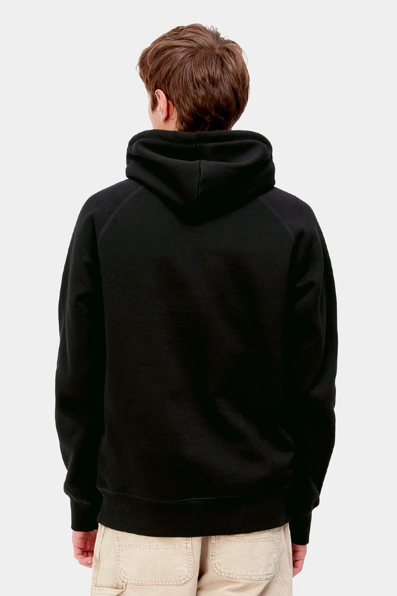 Carhartt WIP Hooded Chase Sweat - black / gold