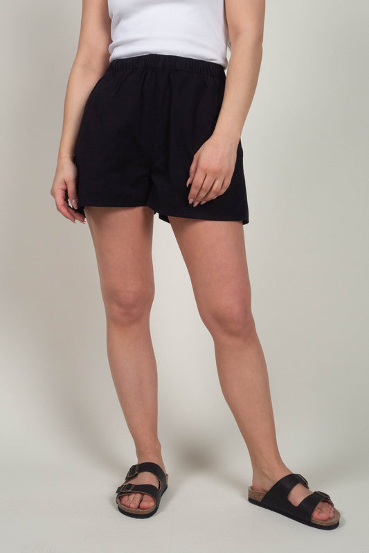 Colorful Standard Women Organic Twill Shorts - deep black