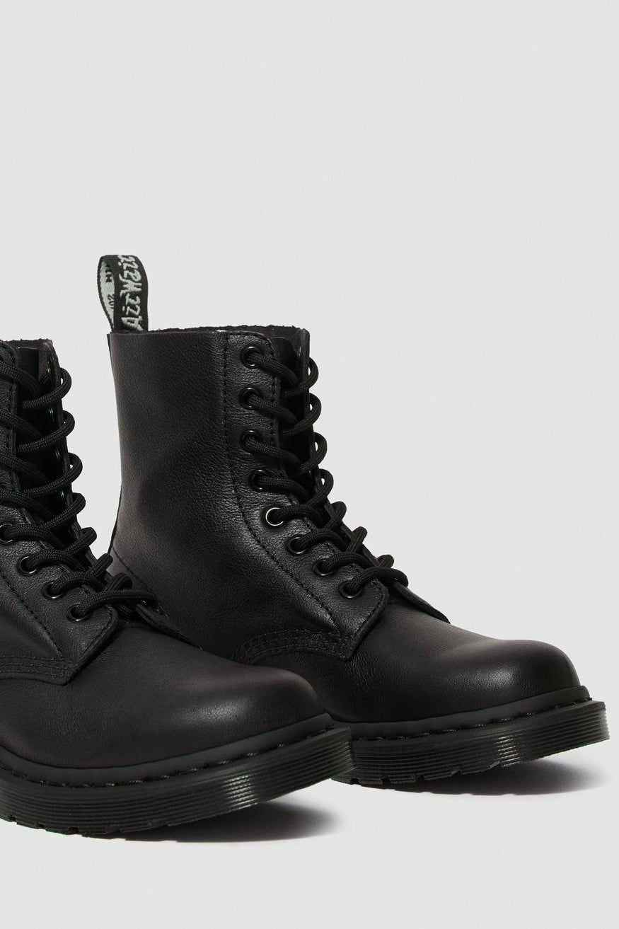 Martens Boots Dr Martens Virginia Pascal Mono Black Martens Mono