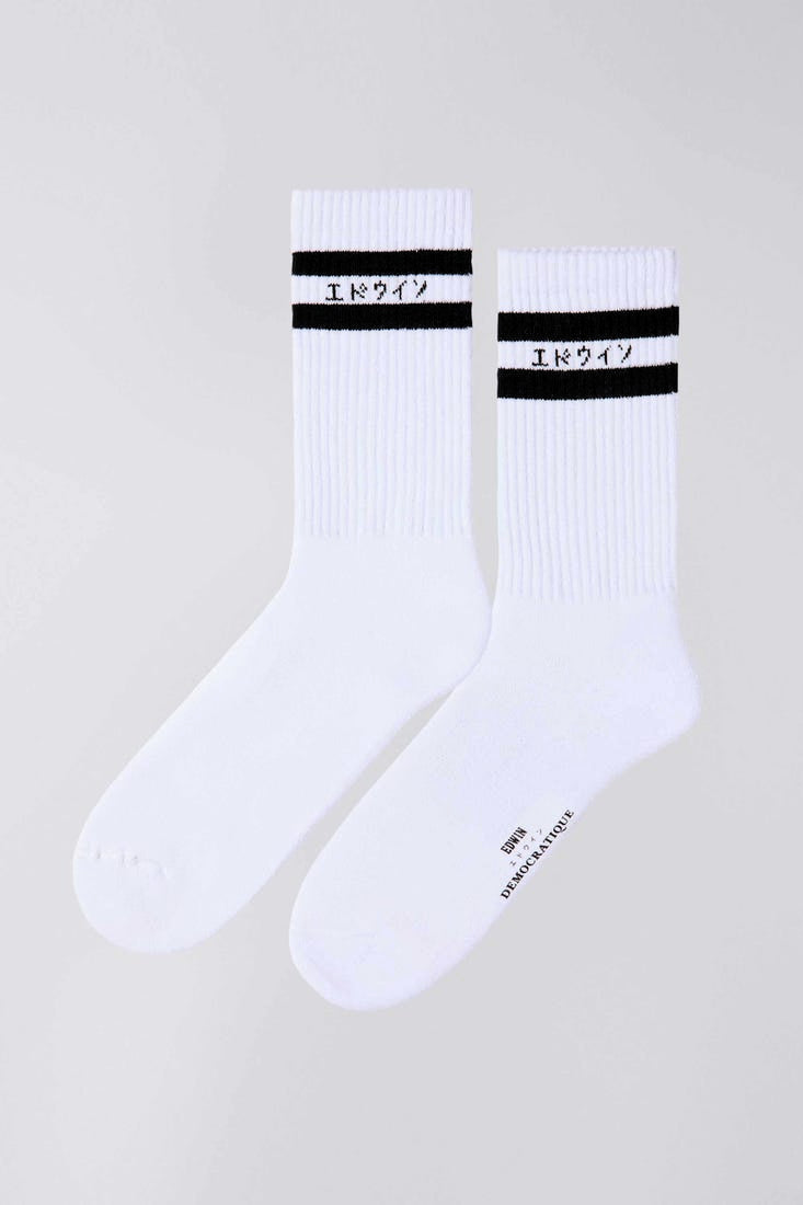 Edwin x Democratique tube socks