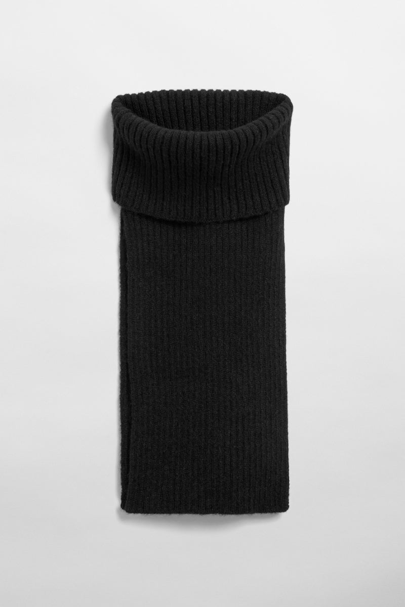 Elvine Knit Polo kauluri - black