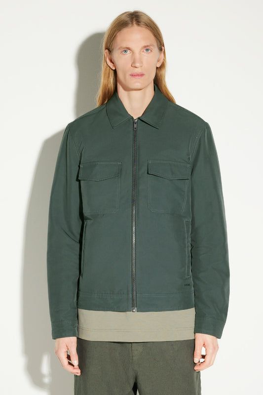 Elvine Kristoffer high dense P.W. jacket - slate green