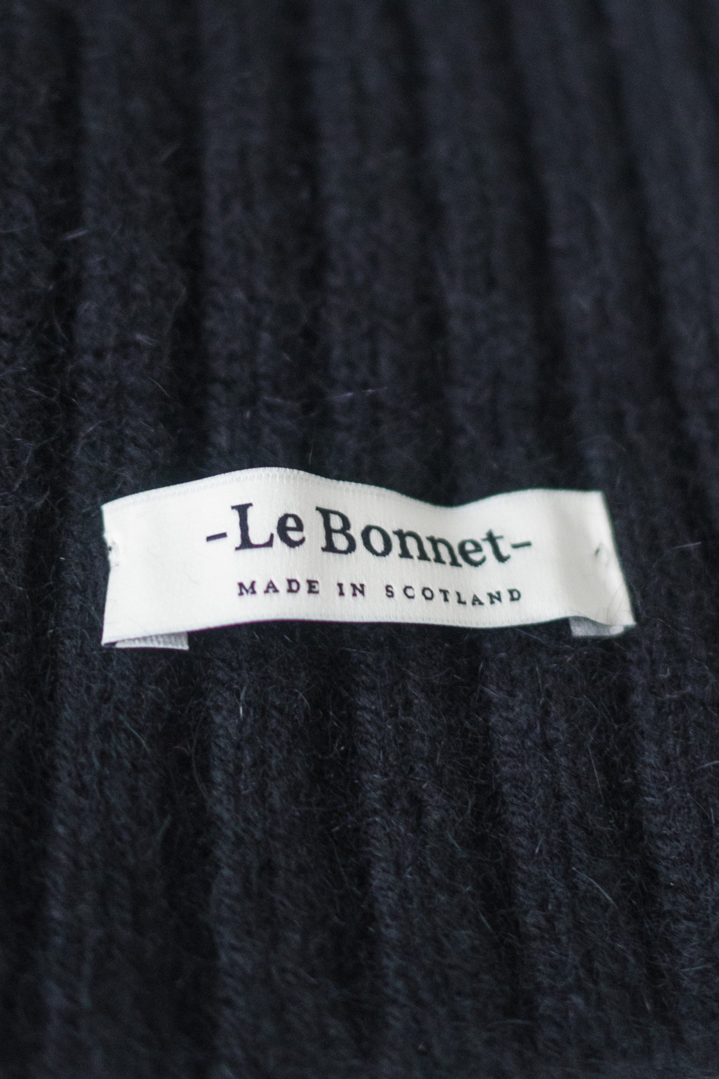 Le Bonnet Le Grand Bonnet beanie - Onyx