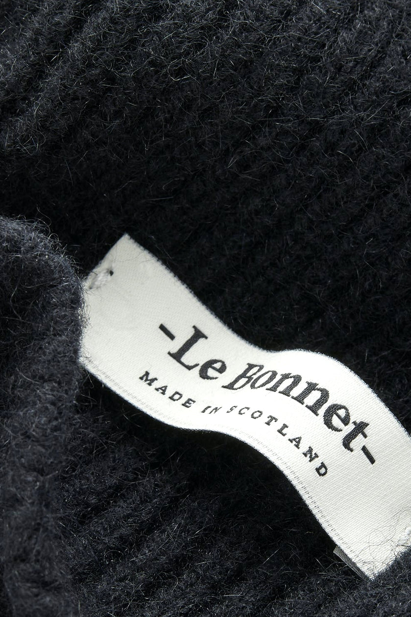 Le Bonnet Beanie - Onyx - musta pipo