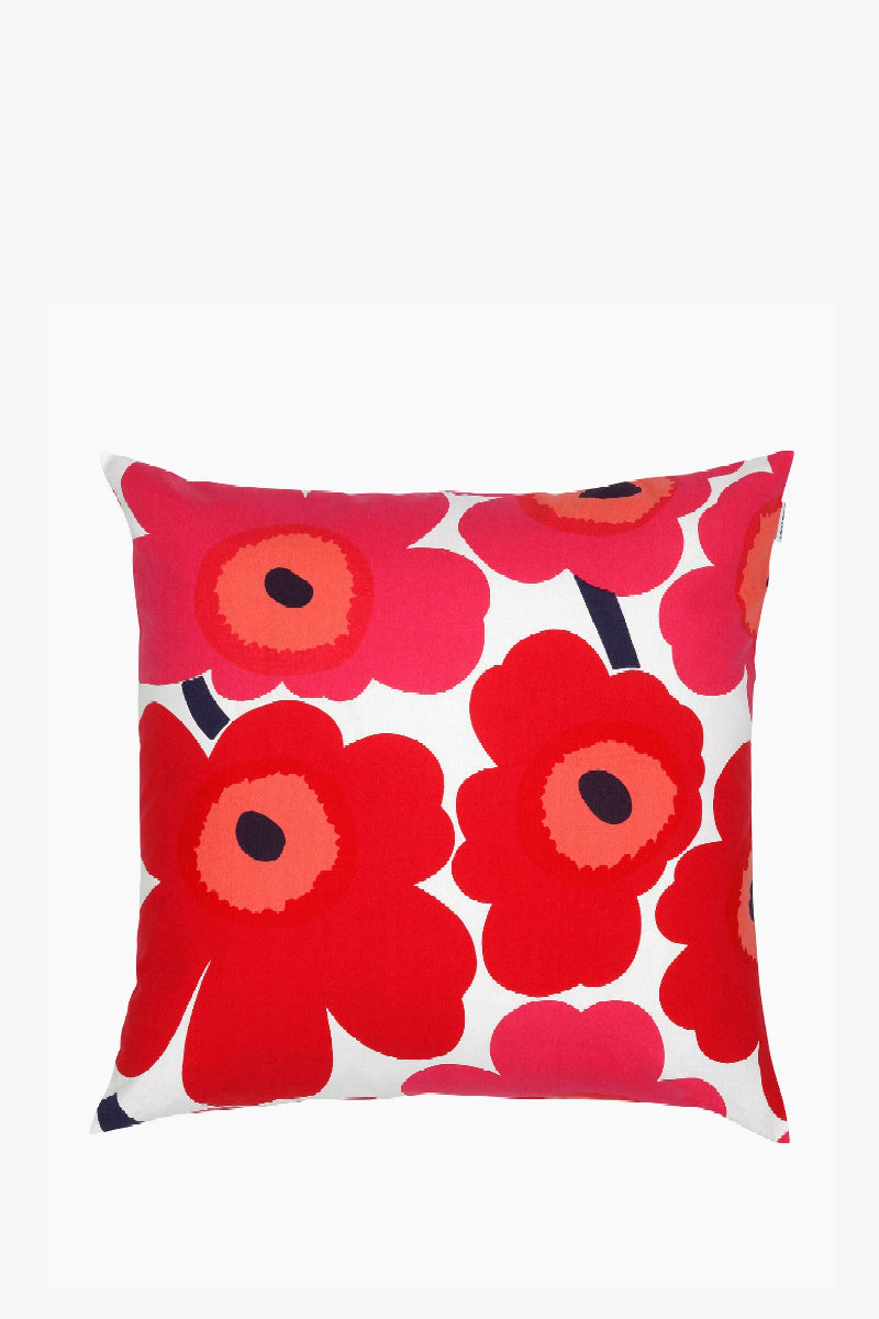 Marimekko punainen unikko tyynynpäällinen