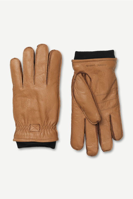 Samsøe & Samsøe Kye gloves - brown sugar