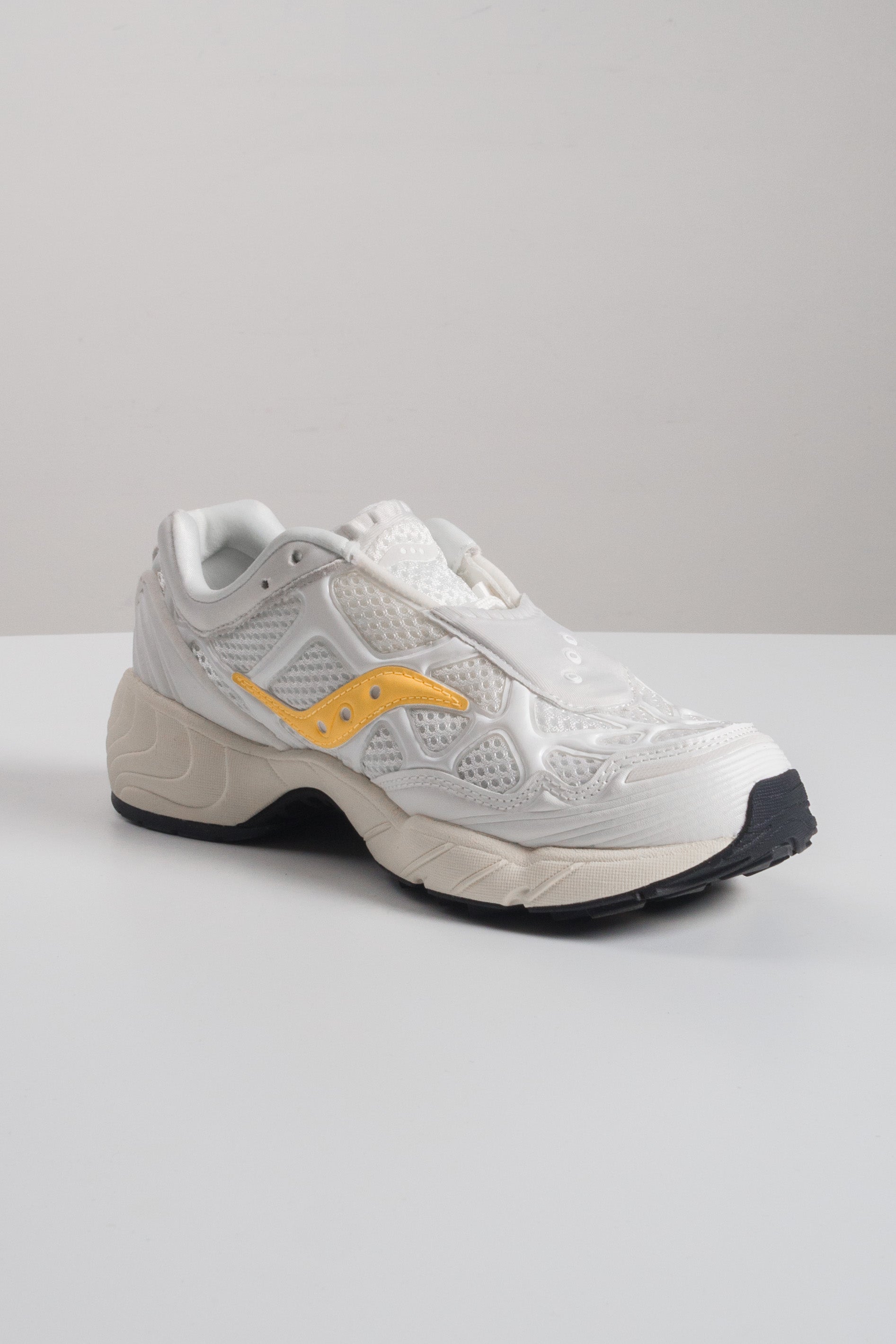 Saucony Grid Web - White / Gold - Unisex