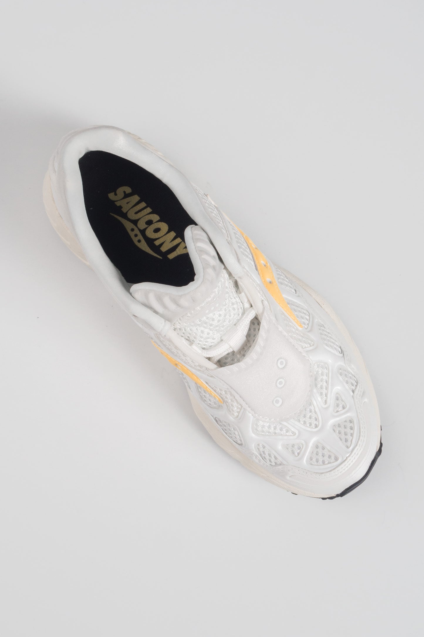 Saucony Grid Web - White / Gold - Unisex