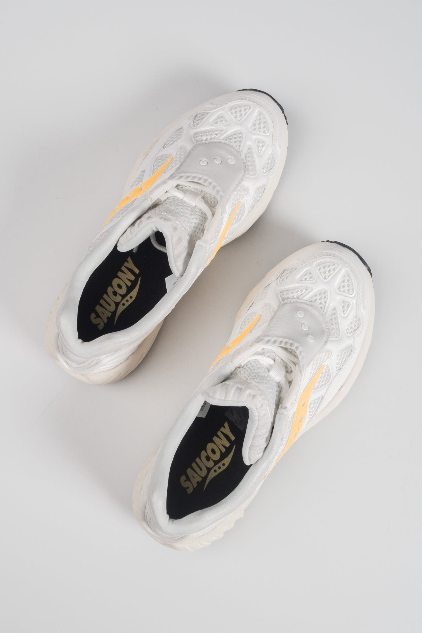 Saucony Grid Web - White / Gold - Unisex