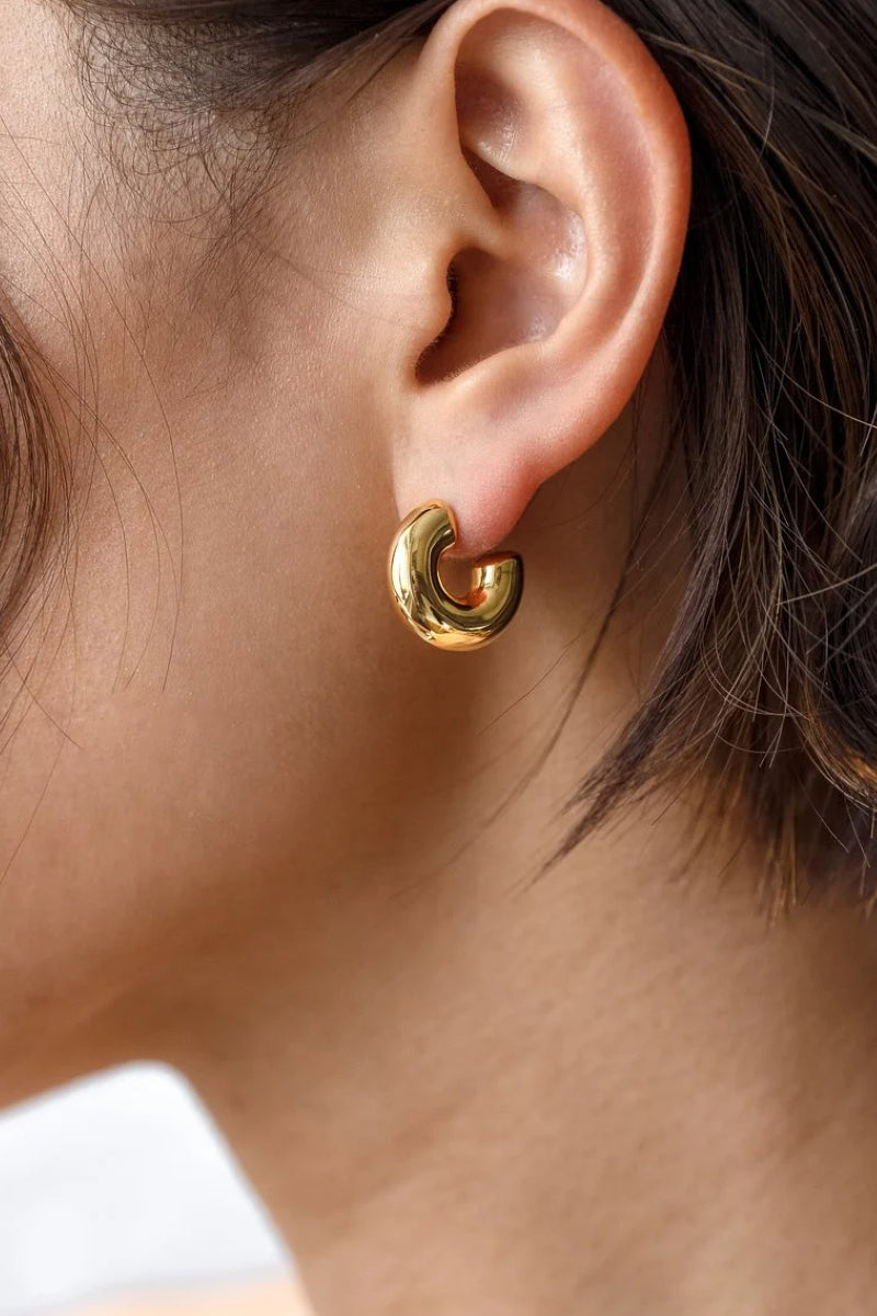 Syster P Bolded Little Sis Earrings - gold