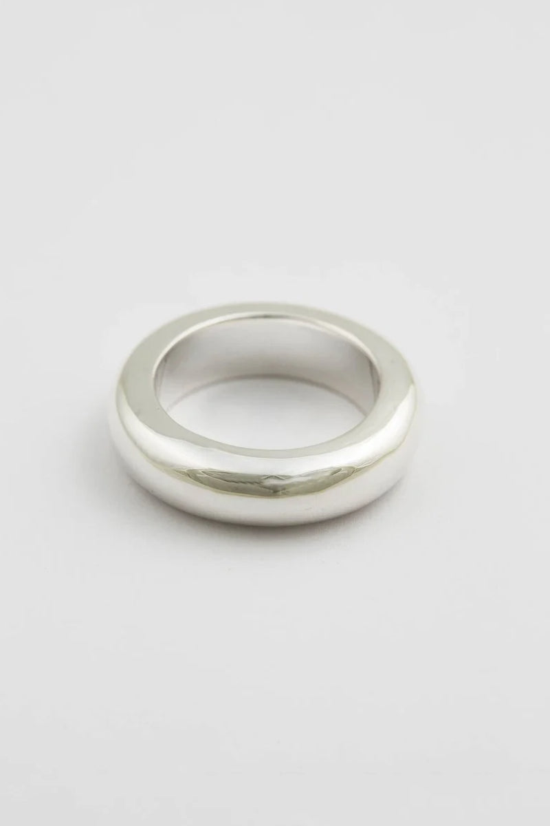 Syster P Bolded Ring - Silver