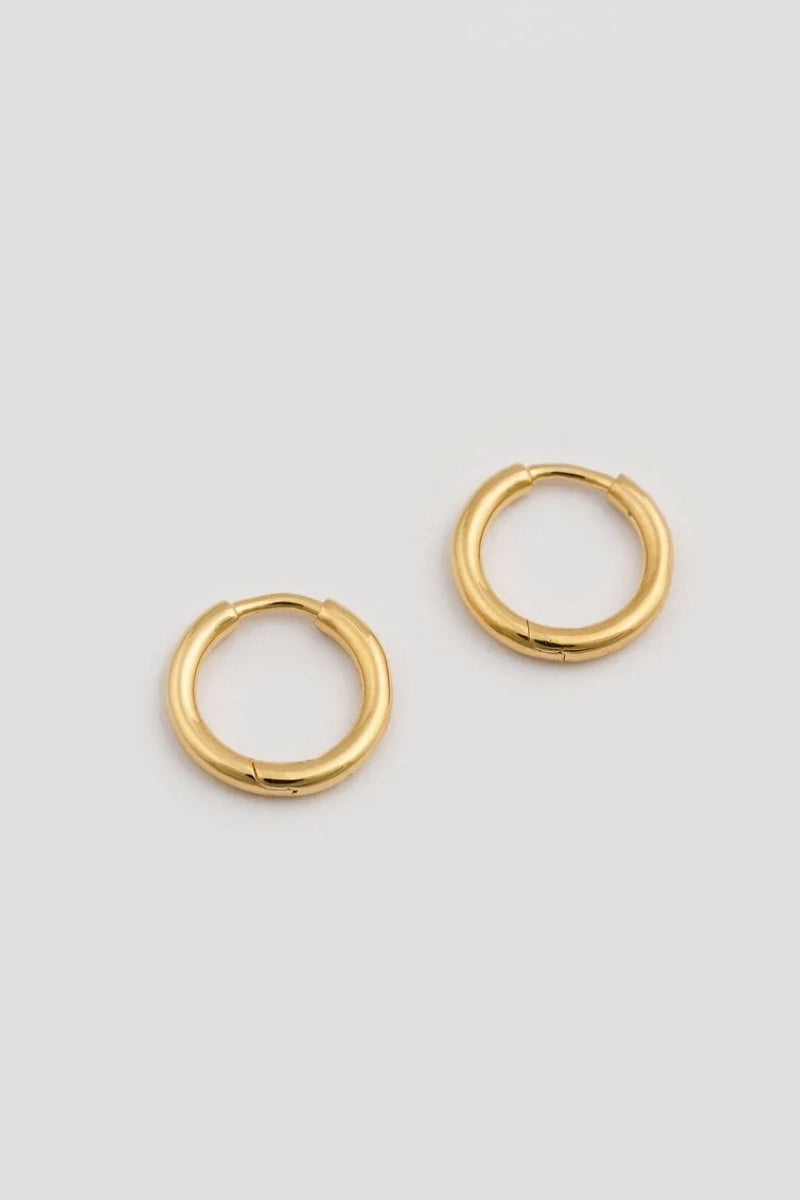 Syster P Love And War Small Hoops - Gold